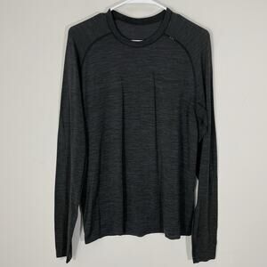 Lululemon Metal Vent Tech Long Sleeve T-Shirt Mens Size Medium Performance Black